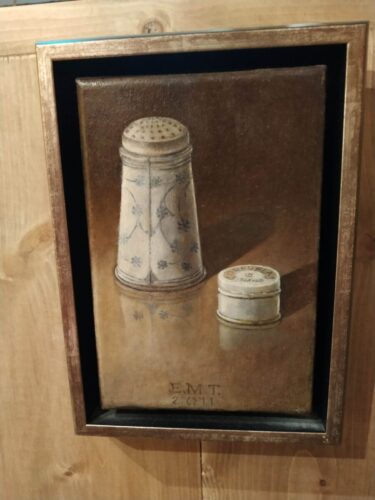 Zoutvaatje en medicijn bakje Verkocht